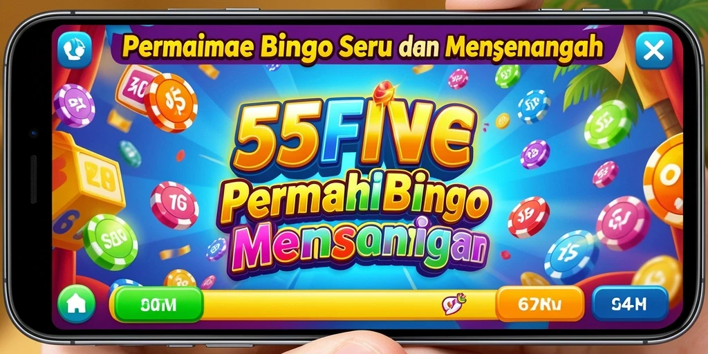 Tampilan gameplay menarik dari Bingo di 55FIVE.