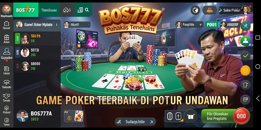 Tampilkan gameplay seru dan menantang dari aplikasi poker.