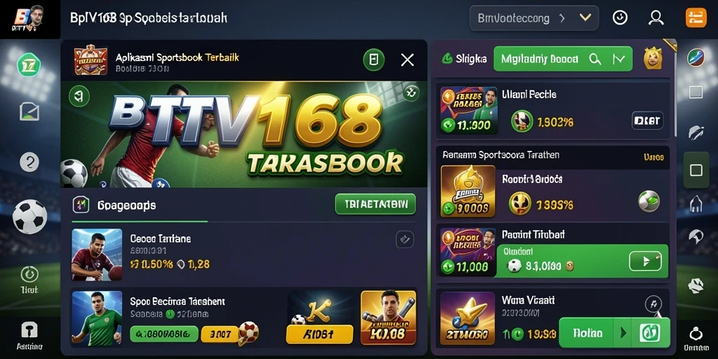 Tampilan menarik dari BTV168 dengan berbagai pilihan taruhan.