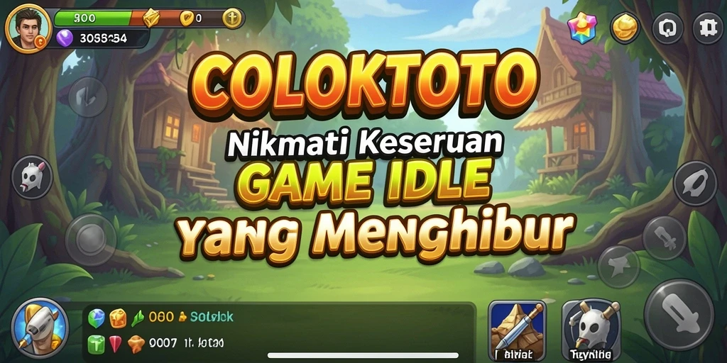 Screenshot gameplay COLOKTOTO yang menampilkan aktivitas Idle yang menarik.