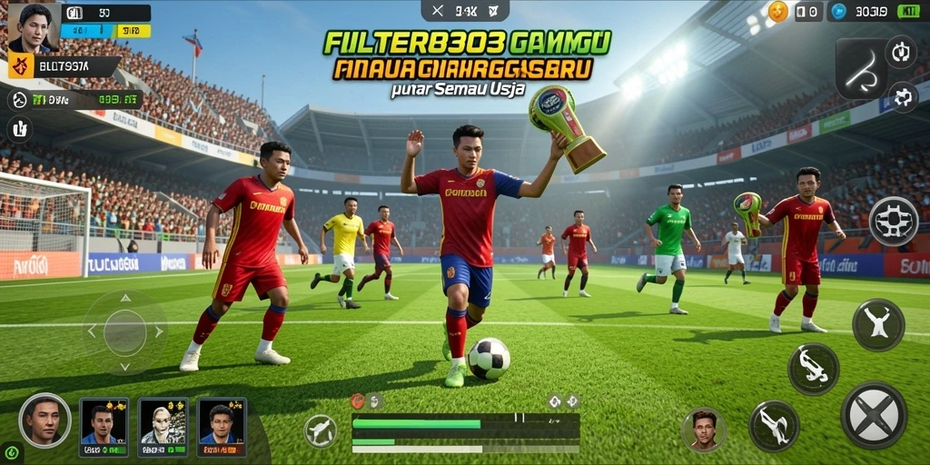 Tampilan gameplay FILTER303 yang memikat dengan aksi olahraga seru.