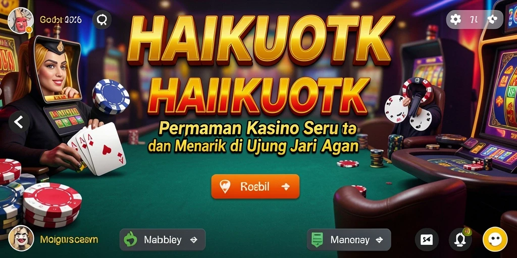 Tampilan permainan HAIKUOTK yang mendebarkan dan menantang di layar.