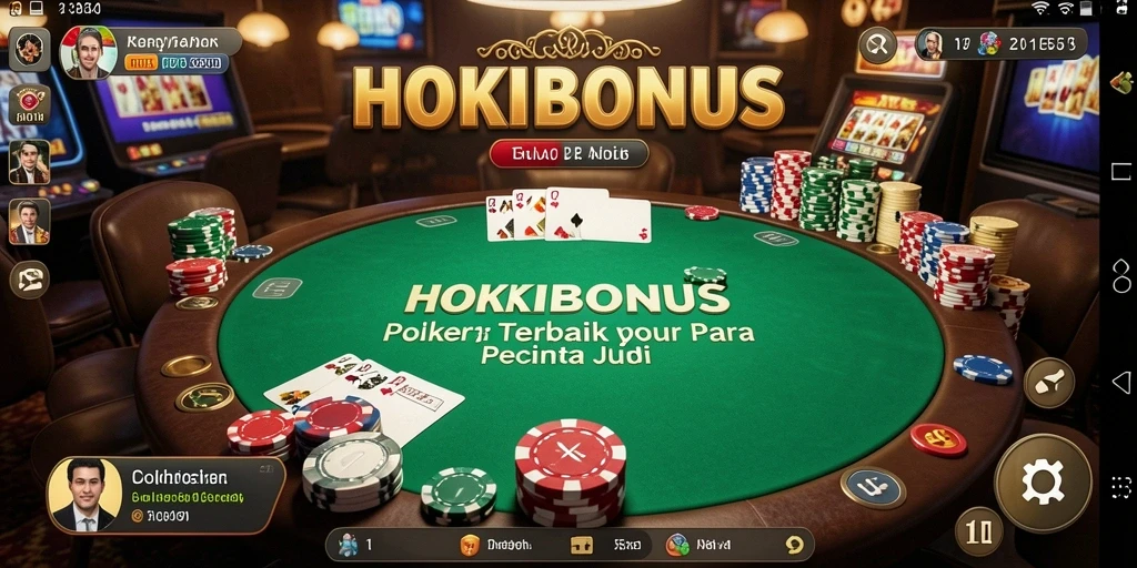 Screenshot gameplay HOKIBONUS yang menarik dan penuh aksi poker.
