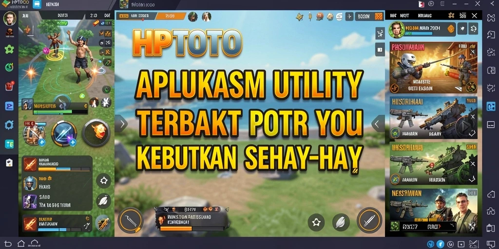 Tampilan menarik aplikasi HPTOTO yang membantu aktivitas sehari-hari.
