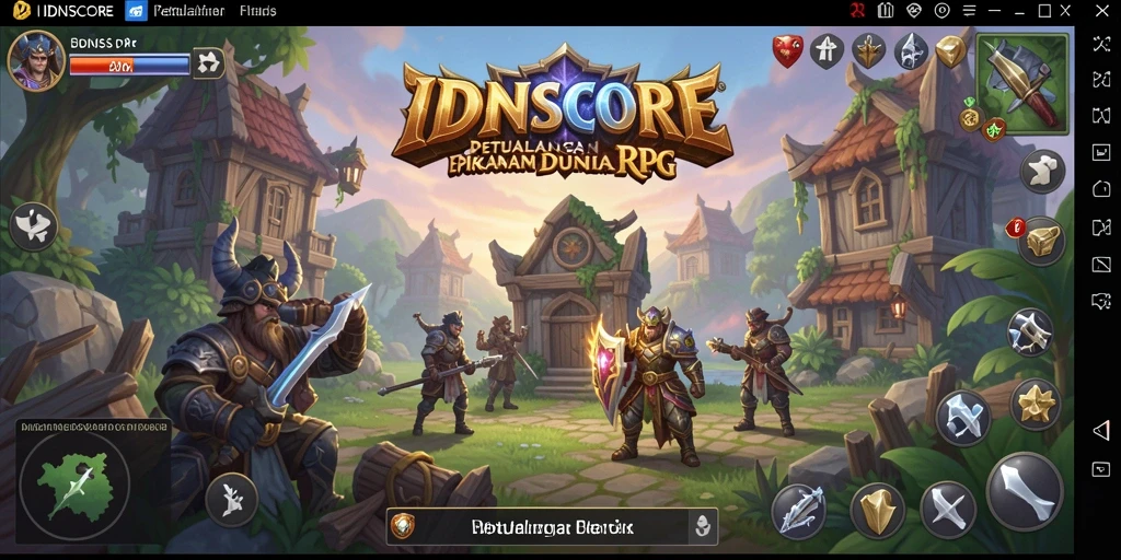 Gameplay seru di dunia penuh petualangan RPG.