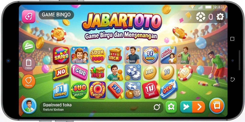Tampilan gameplay JABARTOTO dengan suasana Bingo yang seru.