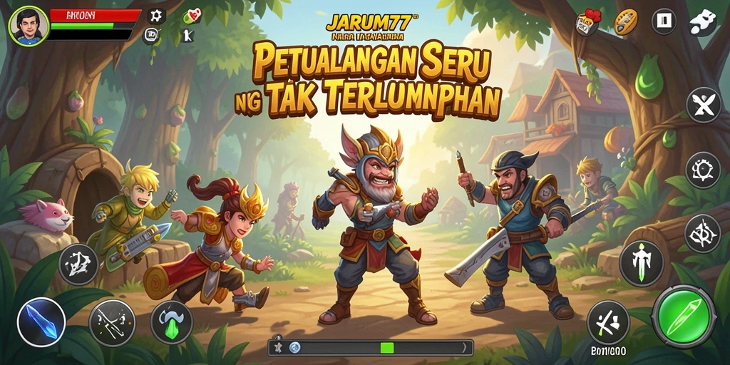 Tampilan gameplay JARUM77 yang menarik dan penuh aksi.