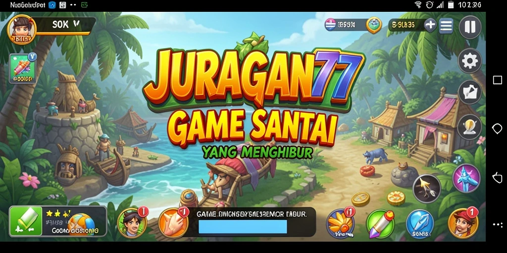 Tampilan gameplay JURAGAN77 yang menyenangkan dan menghibur.