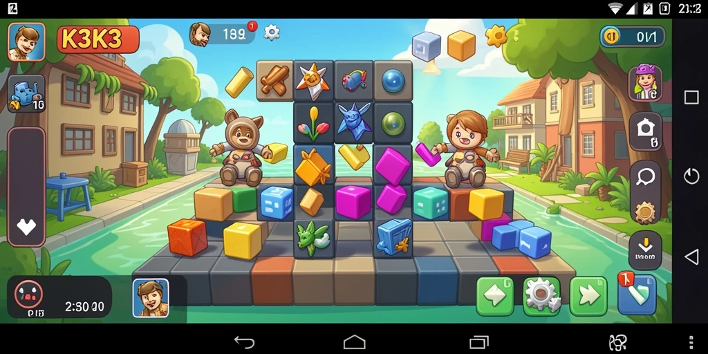 Tampilan gameplay K3K3 yang mendebarkan dan penuh tantangan.