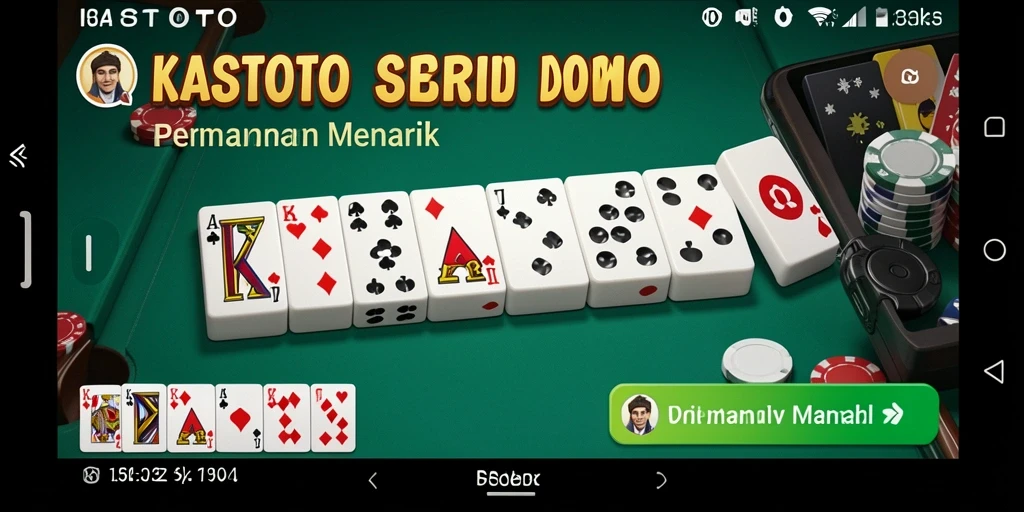 Tampilan gameplay KASTOTO yang menarik dan interaktif.