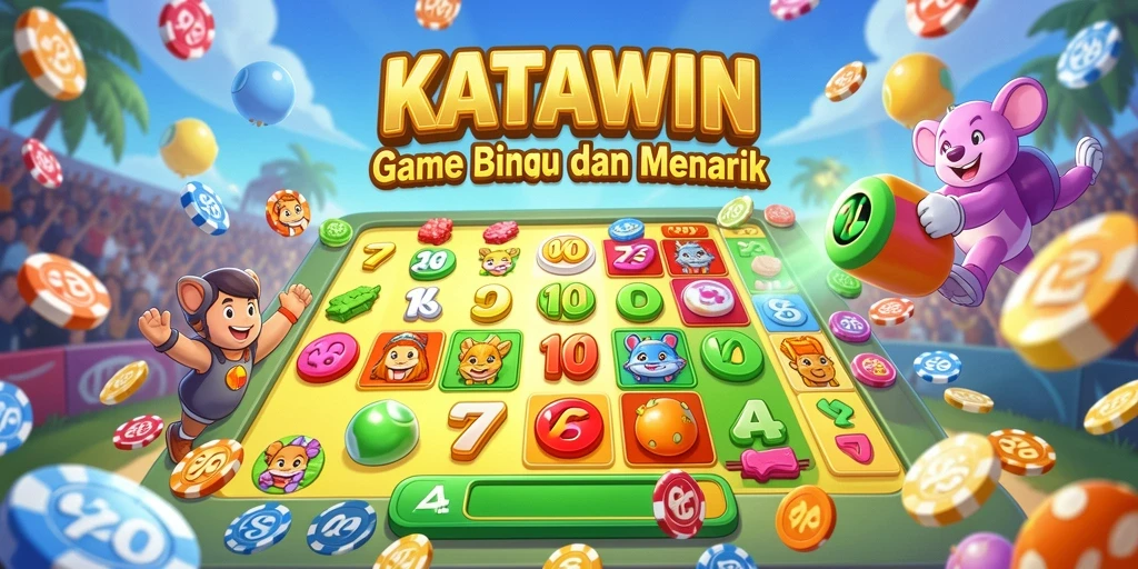 Tampilan gameplay KATAWIN yang menarik dan seru.