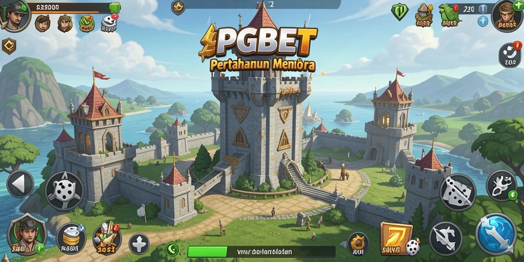 Tampilan permainan PGBET dengan grafis Tower Defense yang memukau.