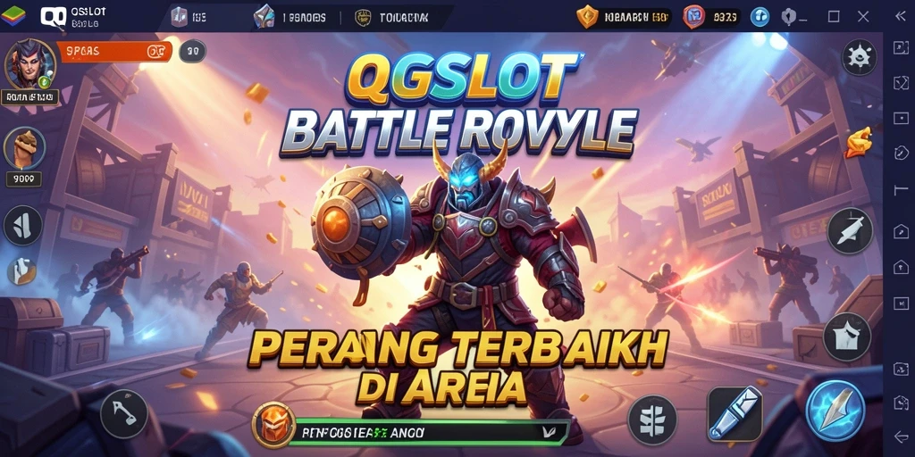 Gameplay menegangkan dalam arena perang Battle Royale.