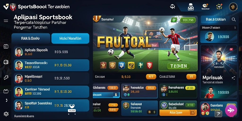 Tampilan utama aplikasi RR33 dengan gameplay taruhan olahraga yang menarik.
