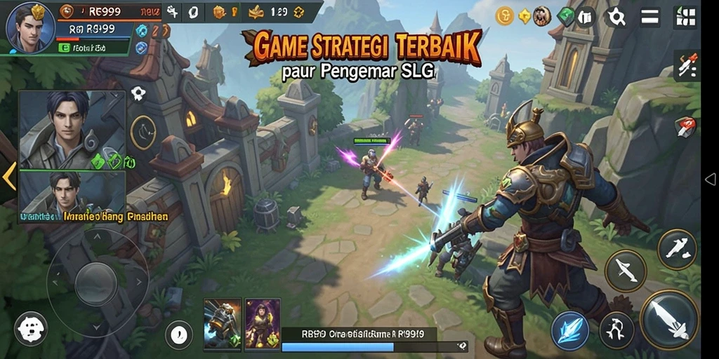 Tampilan menarik dari gameplay strategis RR999 yang mendebarkan.