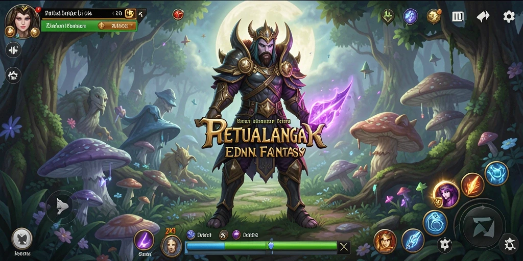 Tampilan gameplay ZK3 yang menarik dalam dunia RPG fantastis.